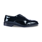 Classic Black Patent Oxford Shoes – Elegant Tuxedo Party Wear