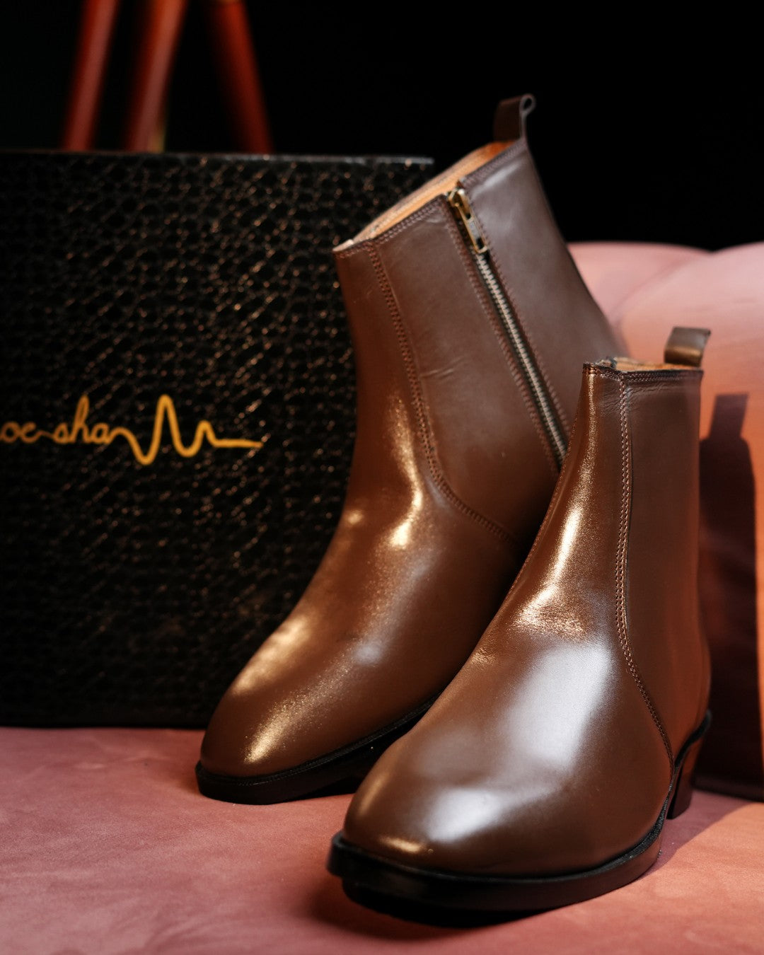 Brown Softy Leather Chelsea Boot