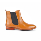 Tan Mild Leather Chelsea Boot – Stylish, Comfortable, and Durable