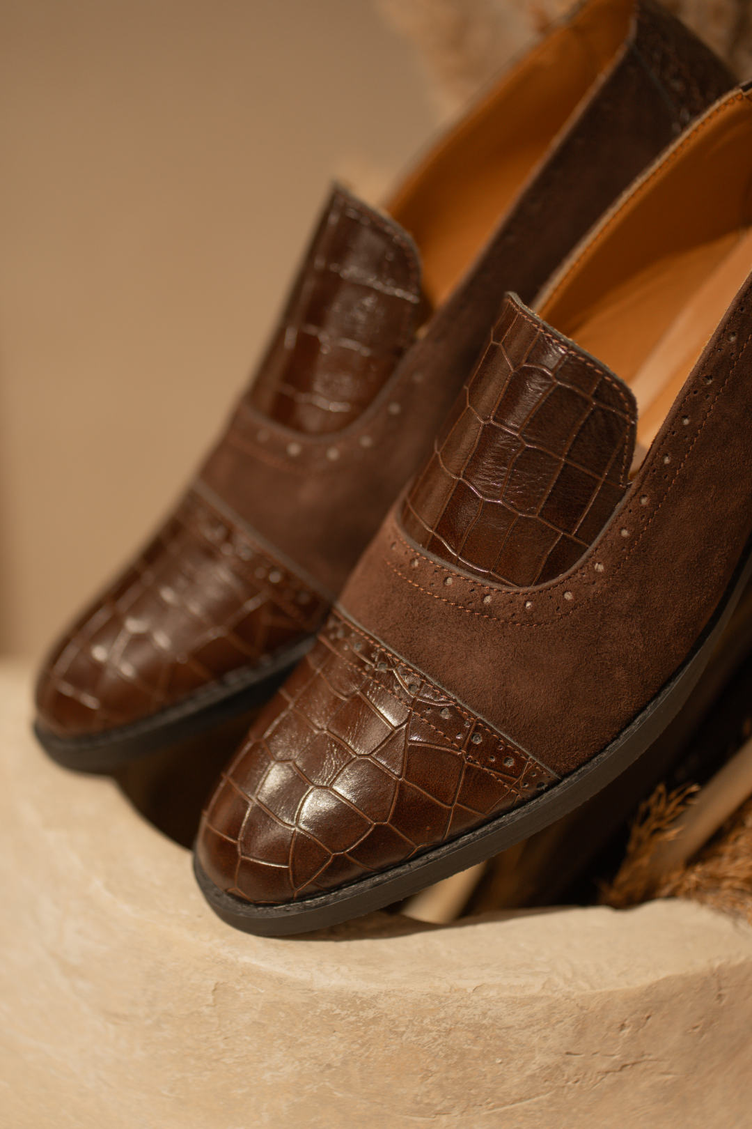 PENNY OXFORD PUNCH LOAFERS – Classic Elegance with a Modern Touch