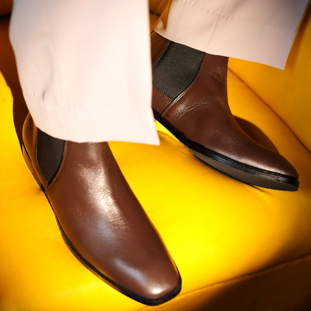 Brown Softy Leather Chelsea Boot