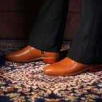 TAN SNAKE LEATHER CUBAN BOOTS – Luxe Tan Leather & Coordinated Sole