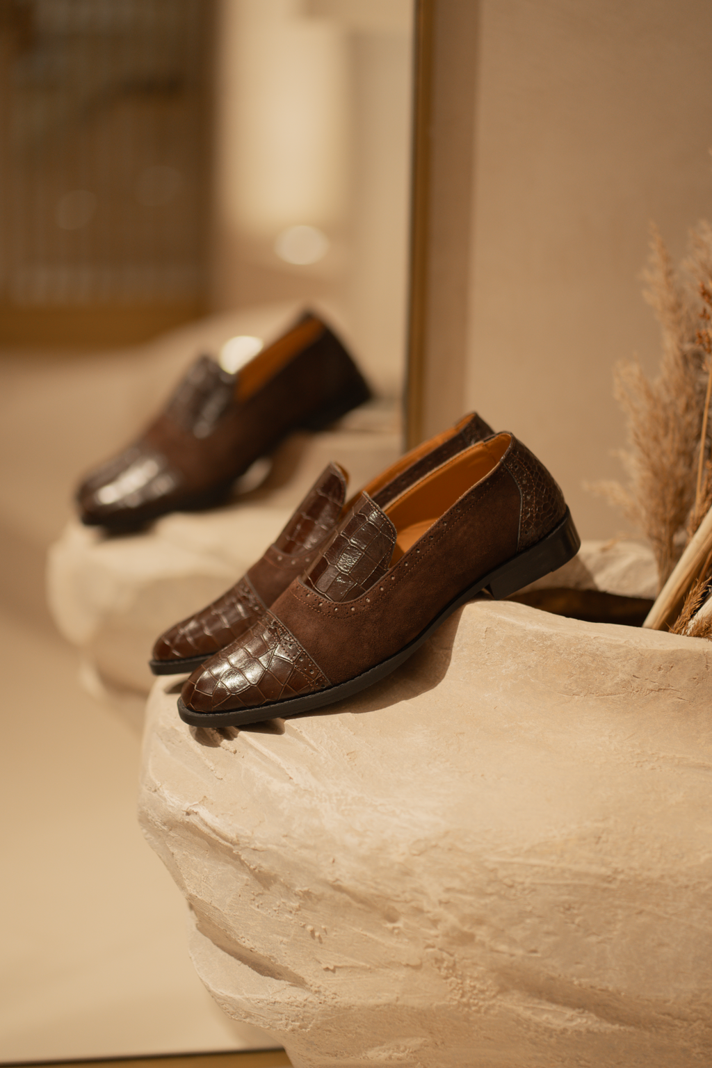 PENNY OXFORD PUNCH LOAFERS – Classic Elegance with a Modern Touch