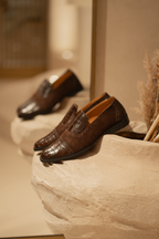 PENNY OXFORD PUNCH LOAFERS – Classic Elegance with a Modern Touch