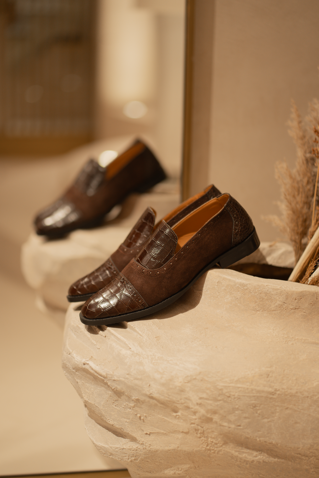 PENNY OXFORD PUNCH LOAFERS – Classic Elegance with a Modern Touch