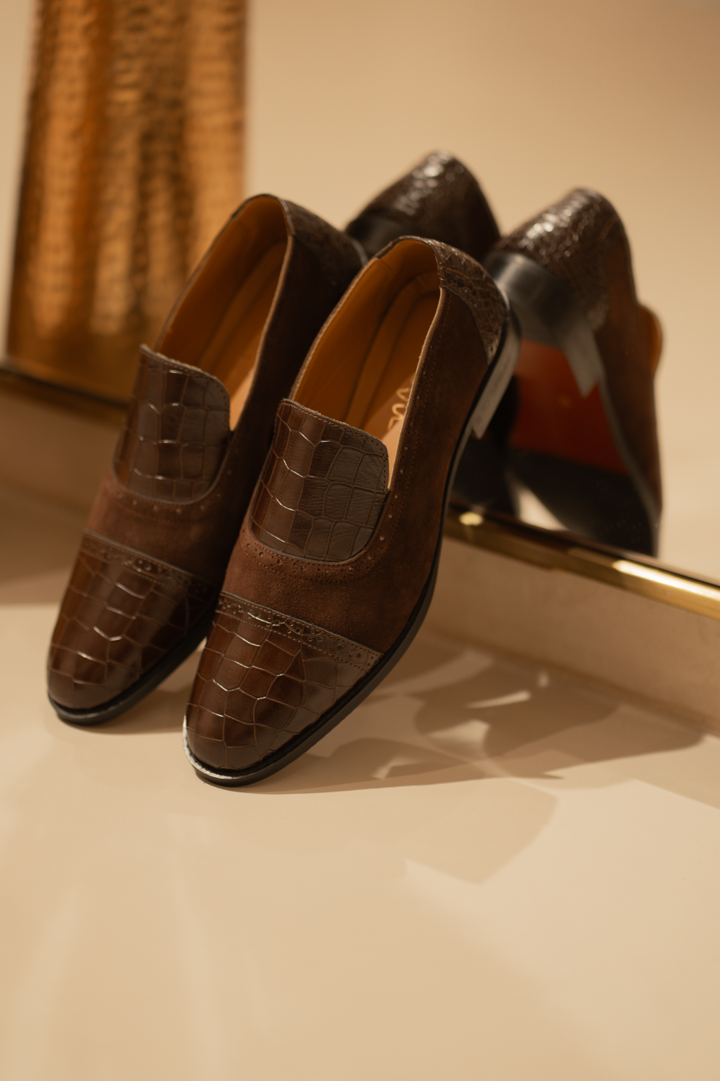 PENNY OXFORD PUNCH LOAFERS – Classic Elegance with a Modern Touch
