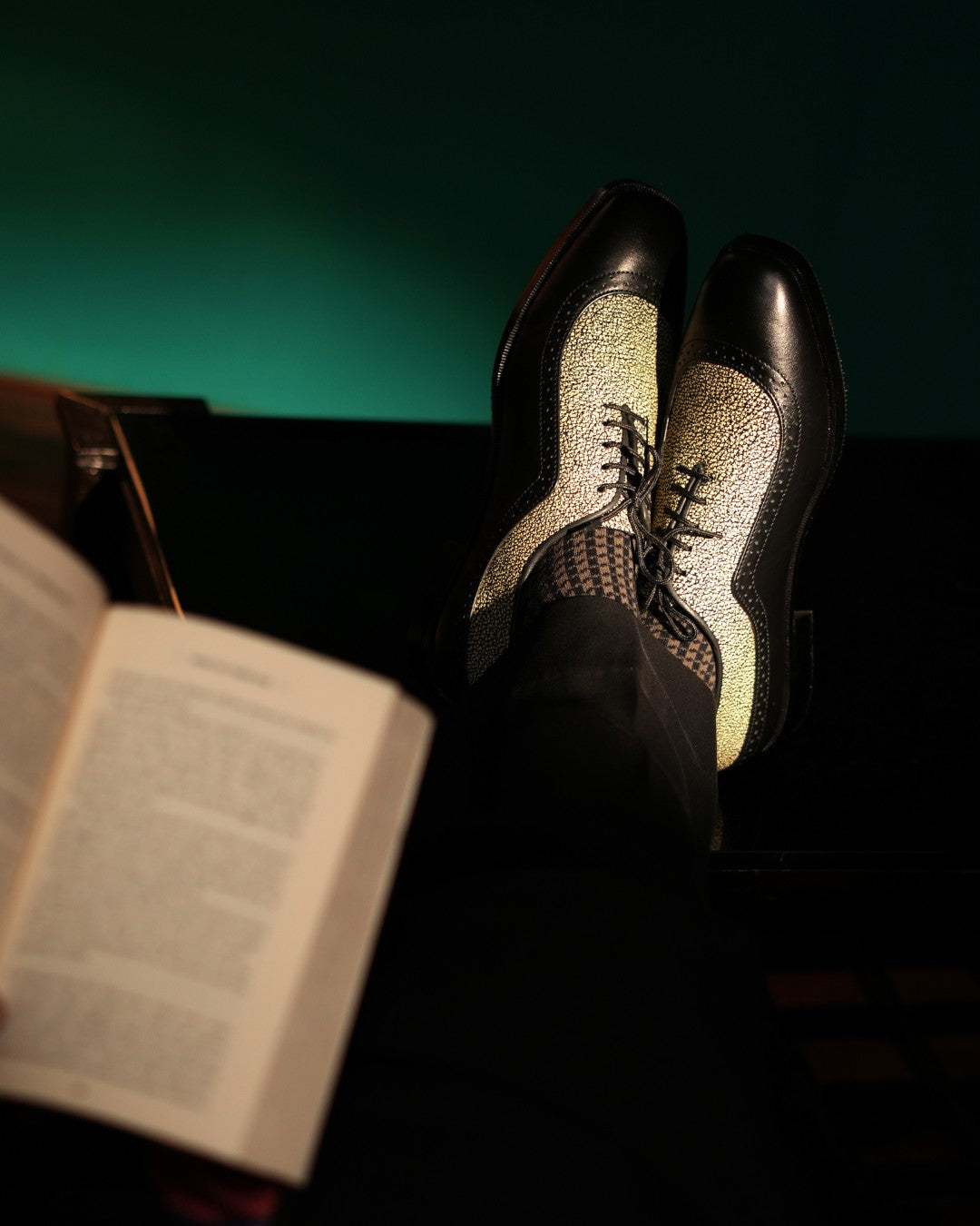 Noir Frost Derby Shoe