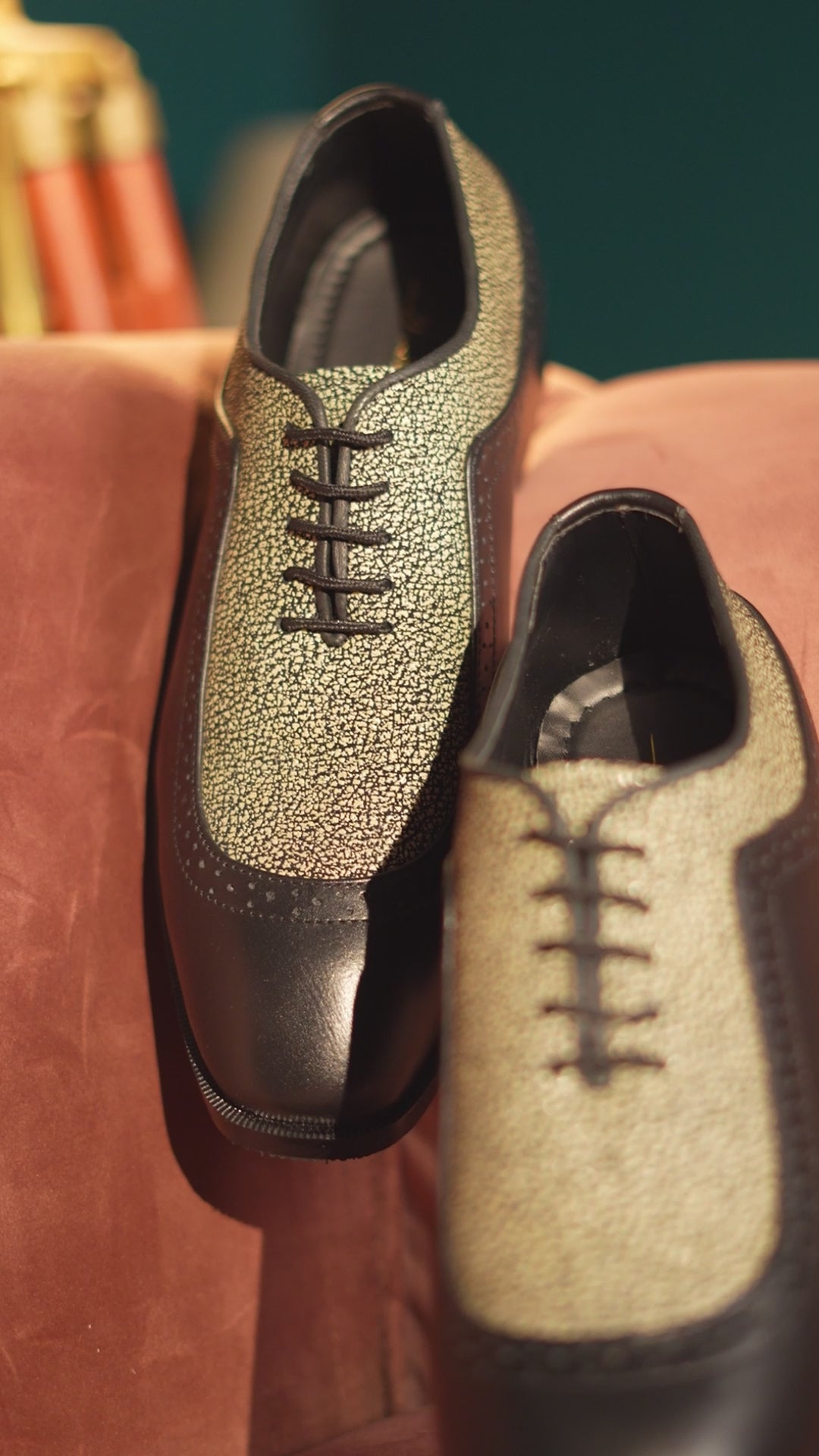 Noir Frost Derby Shoe