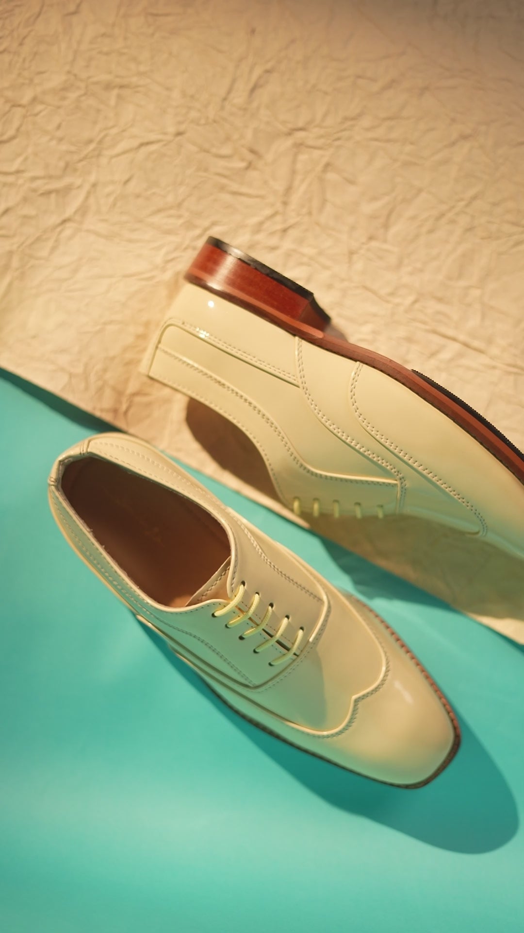 Off-White Italian Leather Shoes