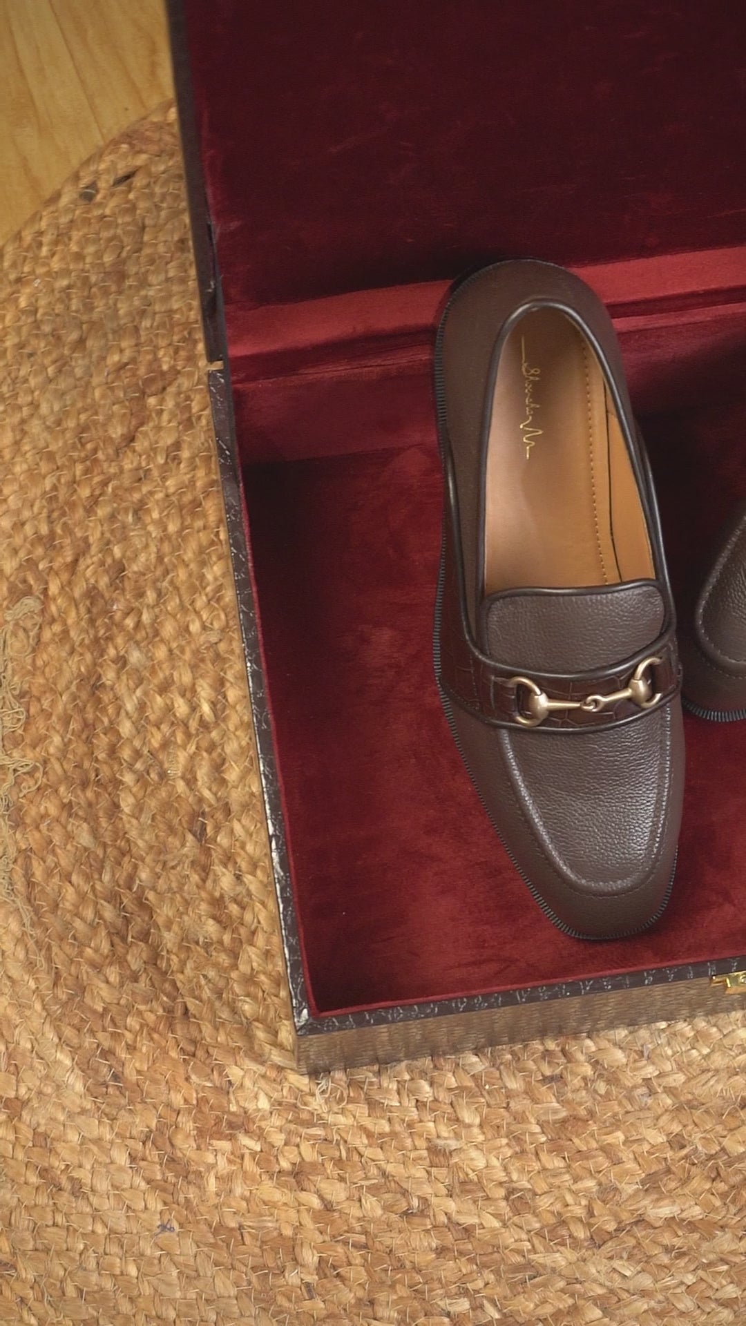 Brown Mild & Croco Mix Loafer